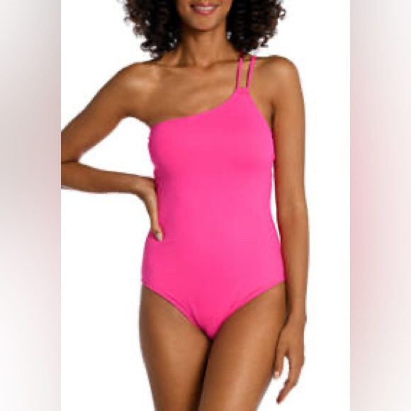 La Blanca Island Goddess Lace Back One
Shoulder One Piece Size 6 NWOT - Picture 7 of 7